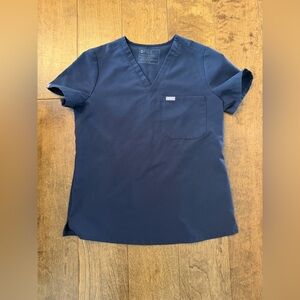 FIGS Catarina One Pocket Scrub Top Dark Harbor